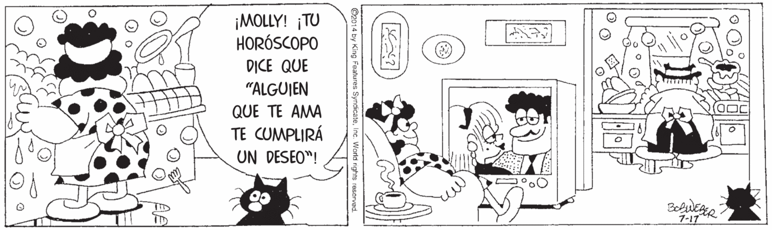 Rectangle OCR: ¡MOLLY! ¡TU HORÓSCOPO D?CE QUE "ALGUIEN QUE TE AMA TE CUMPLIRÁ UN DESEO"! 7-17 ¡MOLLY! ¡TU HORÓSCOPO D?CE QUE "ALGUIEN QUE TE AMA TE CUMPLIRÁ UN DESEO"! 7-17