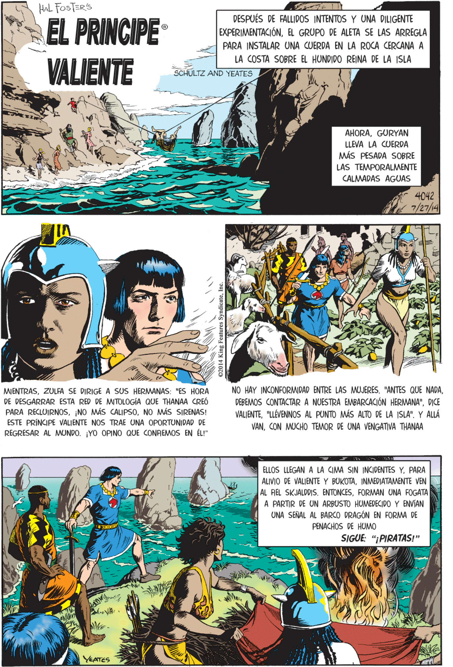 Parallel Faces (1) OCR: HAL FOSTER'S EL PRINCIPE DESPUÉS DE FALLIDOS INTENTOS Y UNA DILIGENTE EXPERIMENTACIÓNEL GRUPO DE ALETA SE LAS ARREGLA PARA INSTALAR UNA CUERDA EN LA ROCA CERCANA A LA COSTA SOBRE EL HUNDIDO REINA DE LA ISLA VALIENTE SCHULTZ AND YEATES AHORAGURYAN LLEVA LA CUERDA MÁS PESADA SOBRE MENTRASZULFA SE DIRIGE A SUS HERMANAS: "ES HORA DE DESGARRAR ESTA RED DE MITOLOGÍA QUE THANAA CREÓ PARA RECLUIRNOSNO MÁS SIRENAS! ESTE PRÍNCIPE VALIENTE NOS TRAE UNA OPORTUNIDAD DE REGRESAR AL MUNDOYO OPINO QUE CONREMOS EN ÉL!" LAS TEMPORALMENTE CALMADAS AGUAS 4042 7/27/14 ELLOS LLEGAN A LA CIMA SIN INCIDENTES YPARA ALIVIO DE VALIENTE Y BUKOTAINMEDIATAMENTE VEN AL RIEL SKJALDDIS. ENTONCESFORMAN UNA FOGATA A PARTIR DE UN ARBUSTO HUMEDECIDO Y ENVÍAN UNA SEÑAL AL BARCO DRAGÓN EN FORMA DE PENACHOS DE HUMO SIGUE: "¡ PIRATAS!" NO HAY INCONFORMDAD ENTRE LAS MUJERES. "ANTES QUE NADADICE VALJENTE"LLÉVENNOS AL PUNTO MÁS ALTO DE LA ISLA". Y ALLÁ VANCON MUCHO TEMOR DE UNA VENGATIVA THANAA YEATES HAL FOSTER'S EL PRINCIPE DESPUÉS DE FALLIDOS INTENTOS Y UNA DILIGENTE EXPERIMENTACIÓNEL GRUPO DE ALETA SE LAS ARREGLA PARA INSTALAR UNA CUERDA EN LA ROCA CERCANA A LA COSTA SOBRE EL HUNDIDO REINA DE LA ISLA VALIENTE SCHULTZ AND YEATES AHORAGURYAN LLEVA LA CUERDA MÁS PESADA SOBRE MENTRASZULFA SE DIRIGE A SUS HERMANAS: "ES HORA DE DESGARRAR ESTA RED DE MITOLOGÍA QUE THANAA CREÓ PARA RECLUIRNOSNO MÁS CALIPSONO MÁS SIRENAS! ESTE PRÍNCIPE VALIENTE NOS TRAE UNA OPORTUNIDAD DE REGRESAR AL MUNDOYO OPINO QUE CONREMOS EN ÉL!" LAS TEMPORALMENTE CALMADAS AGUAS 4042 7/27/14 ELLOS LLEGAN A LA CIMA SIN INCIDENTES YPARA ALIVIO DE VALIENTE Y BUKOTAINMEDIATAMENTE VEN AL RIEL SKJALDDIS. ENTONCESFORMAN UNA FOGATA A PARTIR DE UN ARBUSTO HUMEDECIDO Y ENVÍAN UNA SEÑAL AL BARCO DRAGÓN EN FORMA DE PENACHOS DE HUMO SIGUE: "¡ PIRATAS!" NO HAY INCONFORMDAD ENTRE LAS MUJERES. "ANTES QUE NADADEBEMOS CONTACTAR A NUESTRA EMBARCACIÓN HERMANA"DICE VALJENTE"LLÉVENNOS AL PUNTO MÁS ALTO DE LA ISLA". Y ALLÁ VANCON MUCHO TEMOR DE UNA VENGATIVA THANAA YEATES