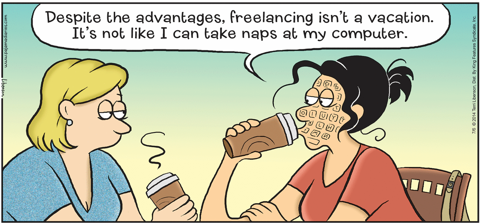 Font OCR: Despite the advantagesfreelancing isn't a vacation. It's not like I can take naps at my computer. Despite the advantagesfreelancing isn't a vacation. It's not like I can take naps at my computer.