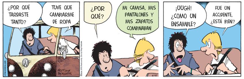 Mammal OCR: ¿POR QUÉ TARDASTE TUVE QUE ¿POR QUÉ? M CAMSAMIS PANTALONES Y ¡0UGH! ¿COMO UN ENSAMBLE? FUE UN CAMBIARME ACCIDENTETANTO? DE ROPA MIS ZAPATOS ¿ESTÁ BIEN? COMBINABAN ¿POR QUÉ TARDASTE TUVE QUE ¿POR QUÉ? M CAMSAMIS PANTALONES Y ¡0UGH! ¿COMO UN ENSAMBLE? FUE UN CAMBIARME ACCIDENTETANTO? DE ROPA MIS ZAPATOS ¿ESTÁ BIEN? COMBINABAN