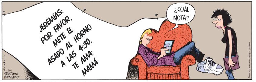 Illustration OCR: JEREMIAS: POR FAVORMETE EL ASADO AL HORNO A LAS 4:30. TE AMA: MAMA ¿CUÁL NOTA? JEREMIAS: POR FAVORMETE EL ASADO AL HORNO A LAS 4:30. TE AMA: MAMA ¿CUÁL NOTA?