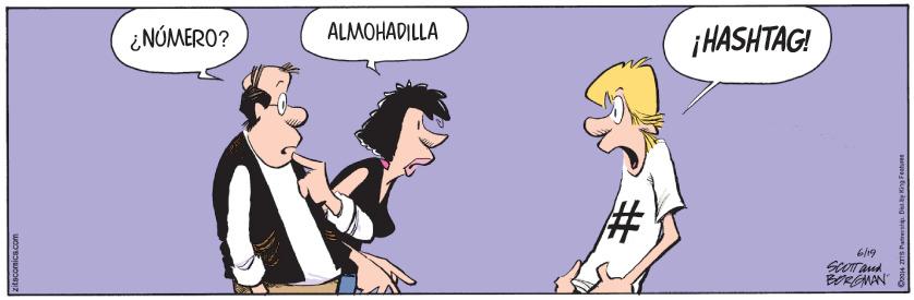 Gesture OCR: ALMOHADILLA ¿NÚMERO? ¡HASHTAG! BRENAN ALMOHADILLA ¿NÚMERO? ¡HASHTAG! BRENAN