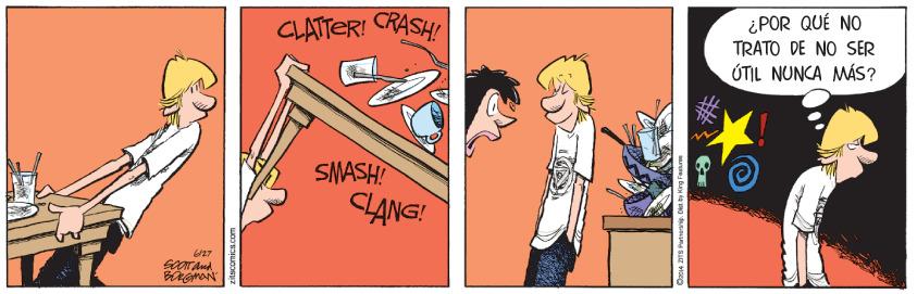 Finger OCR: CLATTER! CRASH! ¿POR QUÉ NO TRATO DE NO SER ÚTIL NUNCA MÁS? SMASHI CLANG! 27 CLATTER! CRASH! ¿POR QUÉ NO TRATO DE NO SER ÚTIL NUNCA MÁS? SMASHI CLANG! 27