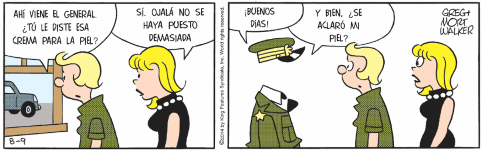 Parallel OCR: SÍ. OJALÁ NO SE HAYA PUESTO DEMASIADA ¡BUENOS DÍAS! Y BIEN¿SE ACLARÓ MI PIEL? GREG+ MORT UALKER AHí VIENE EL GENERAL. ¿TÚ LE DISTE ESA CREMA PARA LA PIEL? 8-9 SÍ. OJALÁ NO SE HAYA PUESTO DEMASIADA ¡BUENOS DÍAS! Y BIEN¿SE ACLARÓ MI PIEL? GREG+ MORT UALKER AHí VIENE EL GENERAL. ¿TÚ LE DISTE ESA CREMA PARA LA PIEL? 8-9