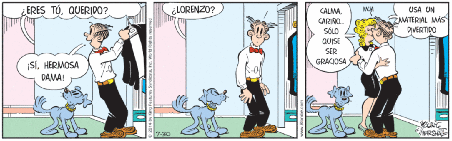 Conversation OCR: ERES TÚQUERIDO? ¿LORENZO? CALMAMJA USA UN MATERIAL MÁS CARIÑO. SÓLO DIVERTIDO QUISE SER GRACIOSA ¡SÍHERMOSA DAMA! 7-30 MARSHAE ERES TÚQUERIDO? ¿LORENZO? CALMAMJA USA UN MATERIAL MÁS CARIÑO. SÓLO DIVERTIDO QUISE SER GRACIOSA ¡SÍHERMOSA DAMA! 7-30 MARSHAE