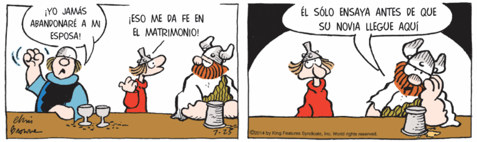 Line OCR: ¡YO JAMÁS ABANDONARÉ A M ¡ESO ME DA FE EN EL MATRIMONIO! ÉL SÓLO ENSAYA ANTES DE QUE SU NOVIA LLEGUE AQUÍ ESPOSA! eli O2014 by King Features SyndicateInc. World nights reserved. ¡YO JAMÁS ABANDONARÉ A M ¡ESO ME DA FE EN EL MATRIMONIO! ÉL SÓLO ENSAYA ANTES DE QUE SU NOVIA LLEGUE AQUÍ ESPOSA! eli O2014 by King Features SyndicateInc. World nights reserved.