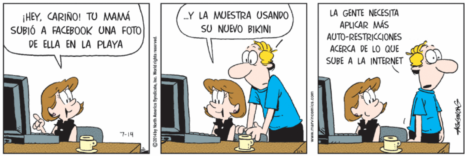 Conversation OCR: ¡HEYCARIÑO! TU MAMÁ SUBIÓ A FACEBOOK UNA FOTO DE ELLA EN LA PLAYA LA GENTE NECESITA APLICAR MÁS AUTO-RESTRICCIONES „Y LA MUESTRA USANDO SU NUEVO BIKINI ACERCA DE LO QUE SUBE A LA INTERNET 7-14 ¡HEYCARIÑO! TU MAMÁ SUBIÓ A FACEBOOK UNA FOTO DE ELLA EN LA PLAYA LA GENTE NECESITA APLICAR MÁS AUTO-RESTRICCIONES „Y LA MUESTRA USANDO SU NUEVO BIKINI ACERCA DE LO QUE SUBE A LA INTERNET 7-14
