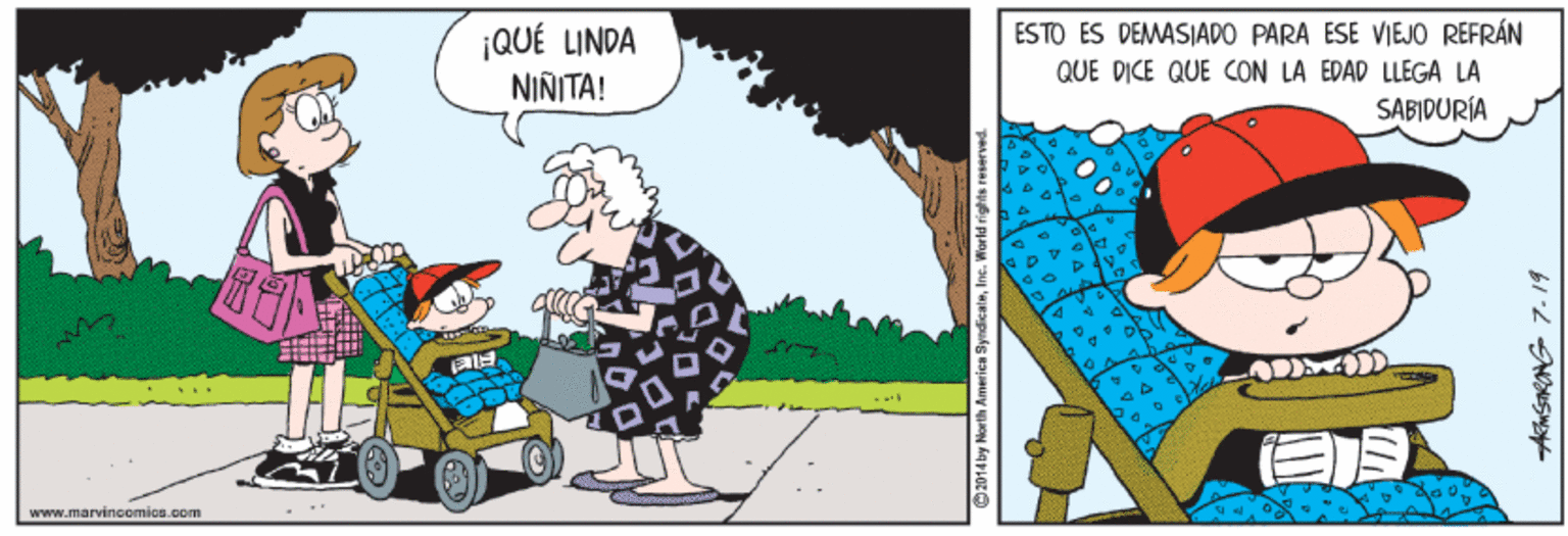 Tire OCR: ¡QUÉ LINDA NIÑITA! ESTO ES DEMASIADO PARA ESE VIEJO REFRÁN QUE DICE QUE CON LA EDAD LLEGA LA SABIDURÍA www.marYincomica.Gem AMSARANG 7.14 ¡QUÉ LINDA NIÑITA! ESTO ES DEMASIADO PARA ESE VIEJO REFRÁN QUE DICE QUE CON LA EDAD LLEGA LA SABIDURÍA www.marYincomica.Gem AMSARANG 7.14
