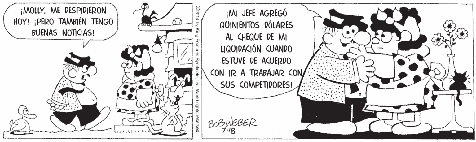 Gesture OCR: ¡MOLLYME DESPIDIERON H?Y! ?ERO TAMBIEN ??NCO ¡MI JEFE AGREGÓ QUINIENTOS DÓLARES AL CHEQUE DE MI LIQUIDACIÓN CUANDO BUENAS NOTICIAS! ESTUVE DE ACUERDO CON IR A TRABAJAR CON/ SUS COMPETIDORES! BoukBER 7-18 ¡MOLLYME DESPIDIERON H?Y! ?ERO TAMBIEN ??NCO ¡MI JEFE AGREGÓ QUINIENTOS DÓLARES AL CHEQUE DE MI LIQUIDACIÓN CUANDO BUENAS NOTICIAS! ESTUVE DE ACUERDO CON IR A TRABAJAR CON/ SUS COMPETIDORES! BoukBER 7-18