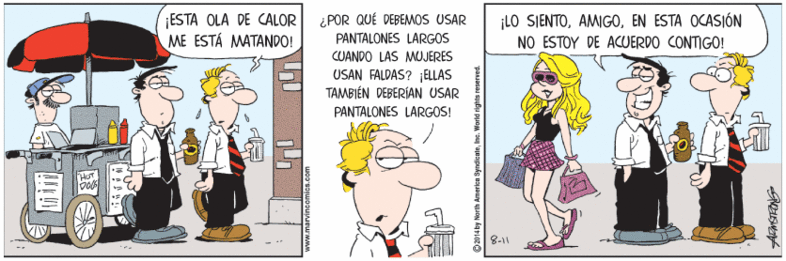Event OCR: ESTA OLA DE CALOR ME ESTÁ MATANDO! ¡LO SIENTOEN ESTA OCASIÓN NO ESTOY DE ACUERDO CONTIGO! ¿POR QUÉ DEBEMOS USAR PANTALONES LARGOS CUANDO LAS MUJERES USAN FALDAS? ELLAS TAMBIÉN DEBERÍAN USAR PANTALONES LARGOS! HOT 8-11 ESTA OLA DE CALOR ME ESTÁ MATANDO! ¡LO SIENTOEN ESTA OCASIÓN NO ESTOY DE ACUERDO CONTIGO! ¿POR QUÉ DEBEMOS USAR PANTALONES LARGOS CUANDO LAS MUJERES USAN FALDAS? ELLAS TAMBIÉN DEBERÍAN USAR PANTALONES LARGOS! HOT 8-11