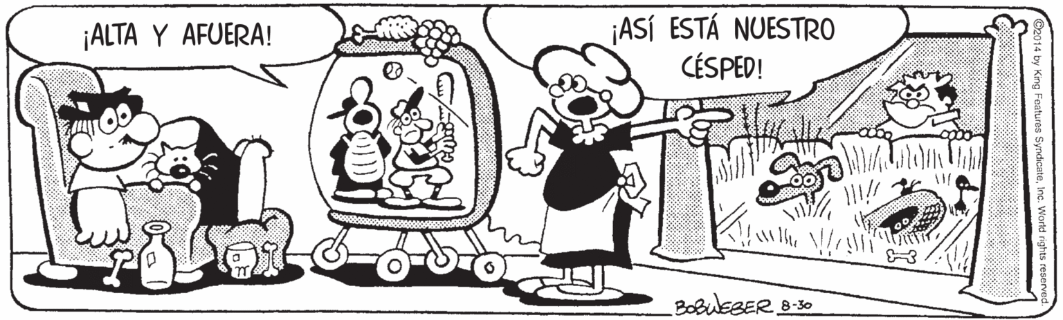 Mammal OCR: ¡ASÍ ESTÁ NUESTRO CÉSPED! ¡ALTA Y AFUERA! BoBuEBER. 8-30 ¡ASÍ ESTÁ NUESTRO CÉSPED! ¡ALTA Y AFUERA! BoBuEBER. 8-30