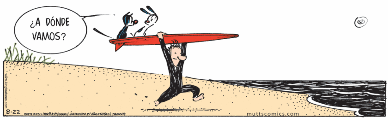 Graphics OCR: ¿A DÓNDE VAMOS? muttscomics.com ¿A DÓNDE VAMOS? muttscomics.com