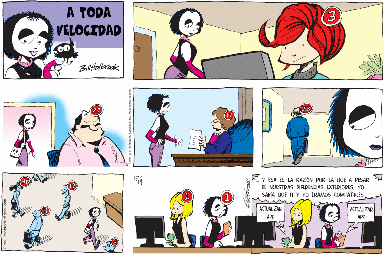 Style OCR: A TODA (3) VELOCIDAD Billtolbrook Y ESA ES LA RAZÓN POR LA QUE A PESAR DE NUESTRAS DIFERENCIAS EXTERIORESYO SABÍA QUE A Y YO ÉRAMOS COMPATIBLES ACTUALIZAR ACTUALIZAR APP APP E-mail: bholbrook1 @gmail.com A TODA (3) VELOCIDAD Billtolbrook Y ESA ES LA RAZÓN POR LA QUE A PESAR DE NUESTRAS DIFERENCIAS EXTERIORESYO SABÍA QUE A Y YO ÉRAMOS COMPATIBLES ACTUALIZAR ACTUALIZAR APP APP E-mail: bholbrook1 @gmail.com