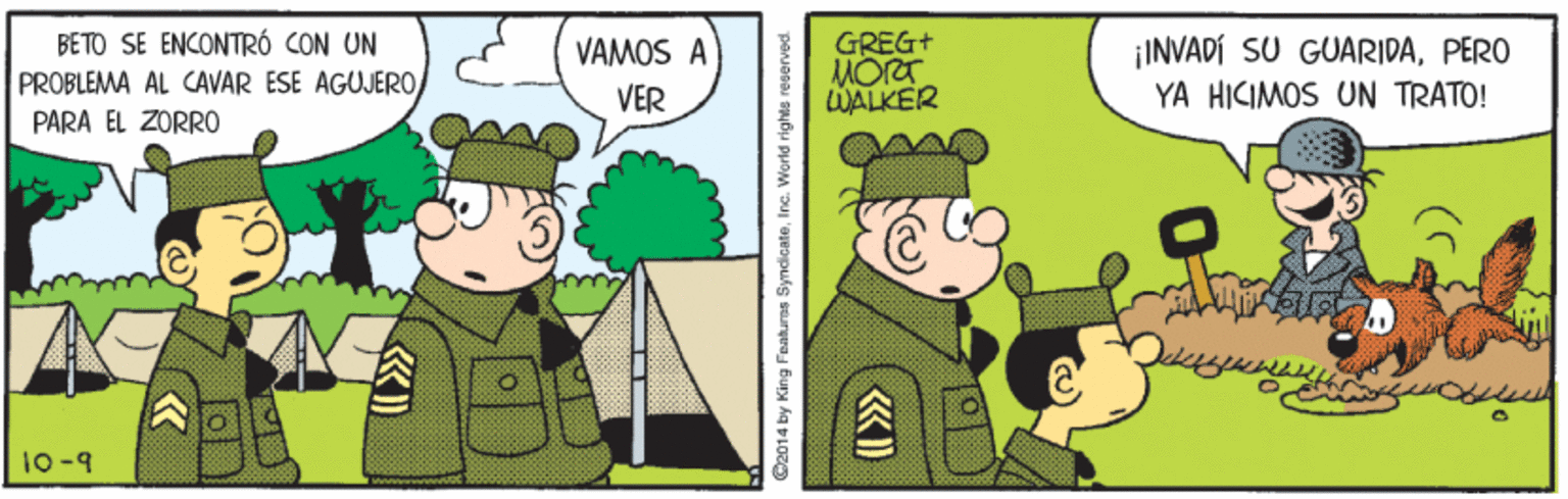 Line OCR: BETO SE ENCONTRÓ CON UN GREG+ MOrT LWALKER ¡INVADÍ SU GUARIDAPERO YA HICIMOS UN TRATO! VAMOS A PROBLEMA AL CAVAR ESE AGUJERO VER PARA EL ZORR0 10-9 O2014 by King Feaharps SyndicateIna. Werld righta BETO SE ENCONTRÓ CON UN GREG+ MOrT LWALKER ¡INVADÍ SU GUARIDAPERO YA HICIMOS UN TRATO! VAMOS A PROBLEMA AL CAVAR ESE AGUJERO VER PARA EL ZORR0 10-9 O2014 by King Feaharps SyndicateIna. Werld righta