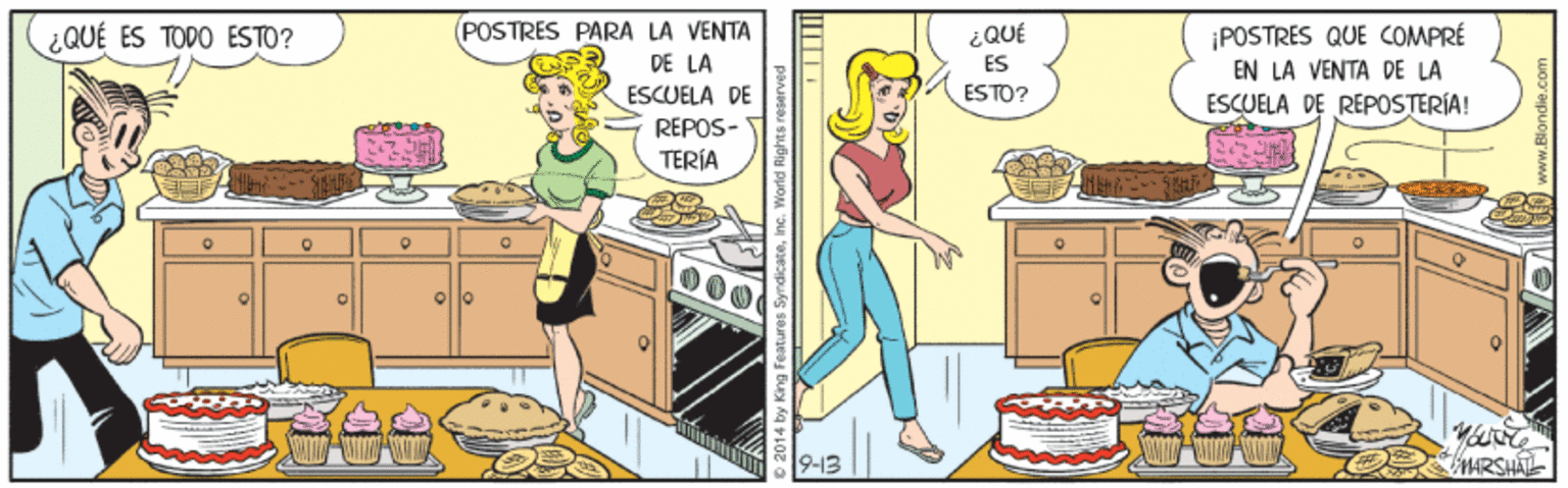 Conversation OCR: (POSTRES PARA LA VENTA ¡POSTRES QUE COMPRÉ EN LA VENTA DE LA ESCUELA DE REPOSTERIA! ¿QUÉ ES TODO ESTO? ¿QUE DE LA ES ESTO? ESCUELA DE REPOS- TERÍA HARSHAL (POSTRES PARA LA VENTA ¡POSTRES QUE COMPRÉ EN LA VENTA DE LA ESCUELA DE REPOSTERIA! ¿QUÉ ES TODO ESTO? ¿QUE DE LA ES ESTO? ESCUELA DE REPOS- TERÍA HARSHAL