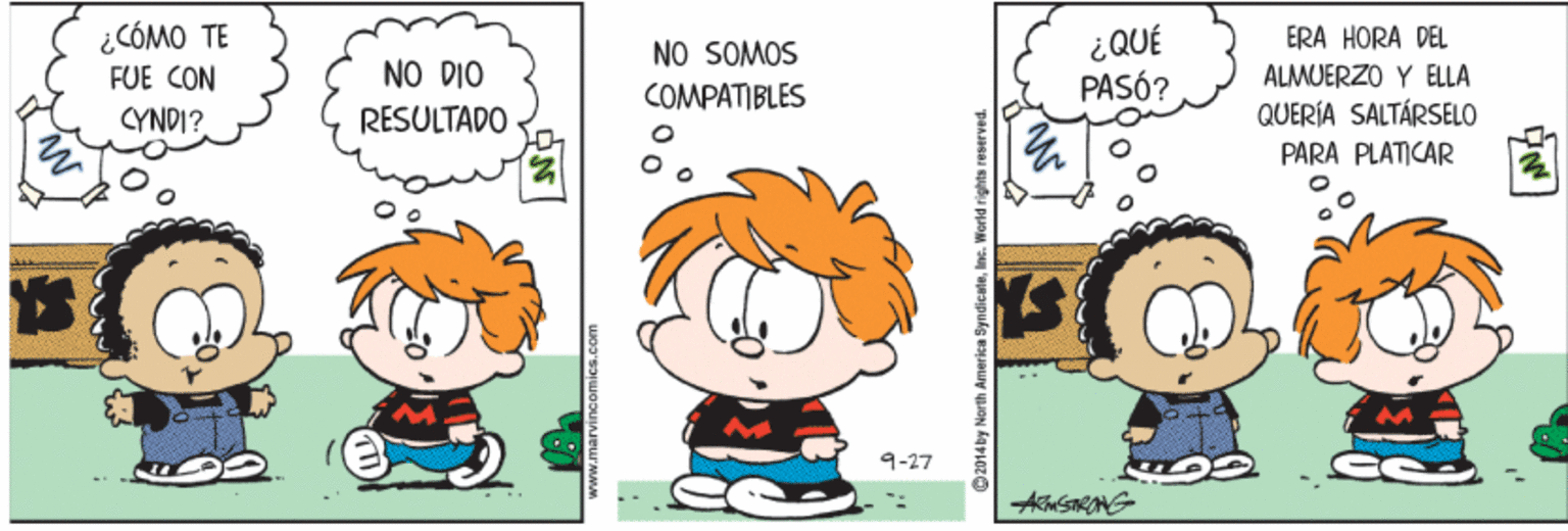 Organism OCR: ¿CÓMO TE FUE CON ¿QUÉ PASÓ? ERA HORA DEL NO SOMOS NO DIO RESULTADO ALMUERZO Y ELLA COMPATIBLES CYNDI? QUERÍA SALTÁRSELO PARA PLATICAR 9-27 ¿CÓMO TE FUE CON ¿QUÉ PASÓ? ERA HORA DEL NO SOMOS NO DIO RESULTADO ALMUERZO Y ELLA COMPATIBLES CYNDI? QUERÍA SALTÁRSELO PARA PLATICAR 9-27