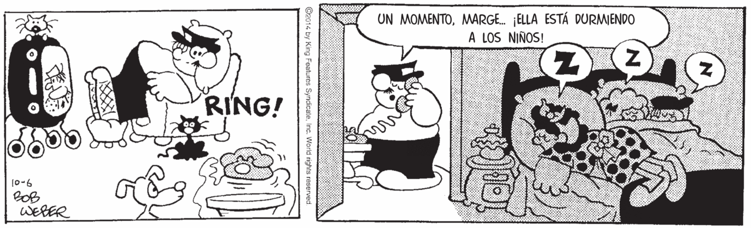 Mammal OCR: UN MOMENTOMARGE. ¡ELLA ESTÁ DURMIENDO A LOS NIÑOS! RING! [0-6 WEBER UN MOMENTOMARGE. ¡ELLA ESTÁ DURMIENDO A LOS NIÑOS! RING! [0-6 WEBER