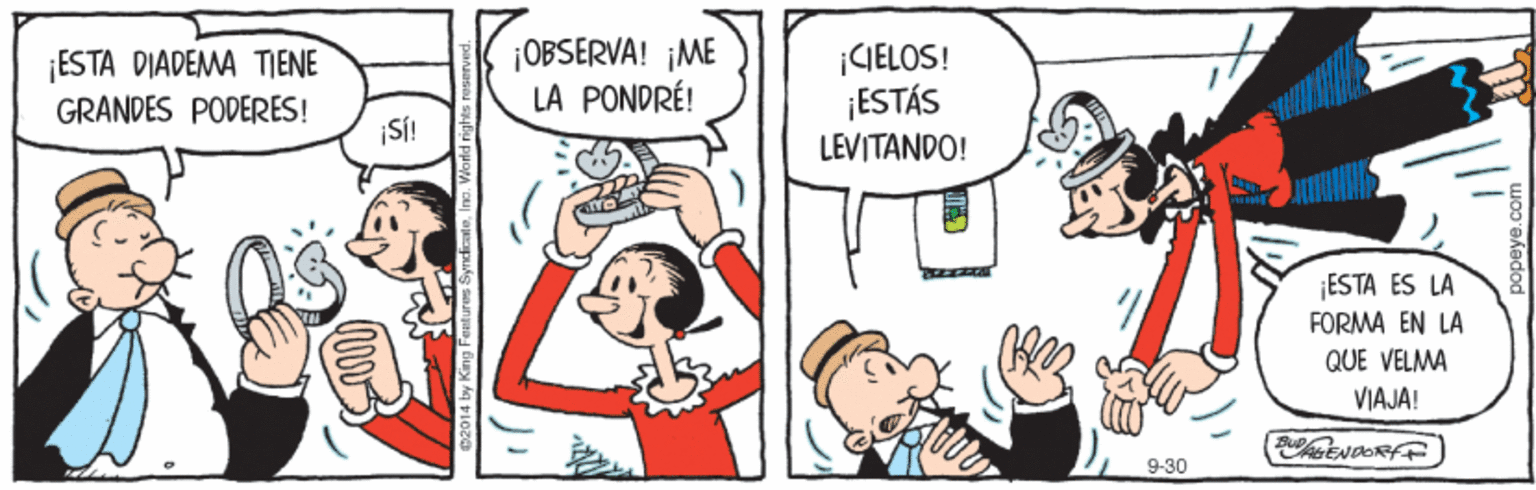 Gesture OCR: ¡ESTA DIADEMA TIENE GRANDES PODERES! ¡OBSERVA! ¡ME LA PONDRÉ! CIELOS! ¡ESTÁS LEVITANDO! ESTA ÉS LA FORMA EN LA QUE VELMA VIAJA! 9-30 ¡ESTA DIADEMA TIENE GRANDES PODERES! ¡OBSERVA! ¡ME LA PONDRÉ! CIELOS! ¡ESTÁS LEVITANDO! ESTA ÉS LA FORMA EN LA QUE VELMA VIAJA! 9-30