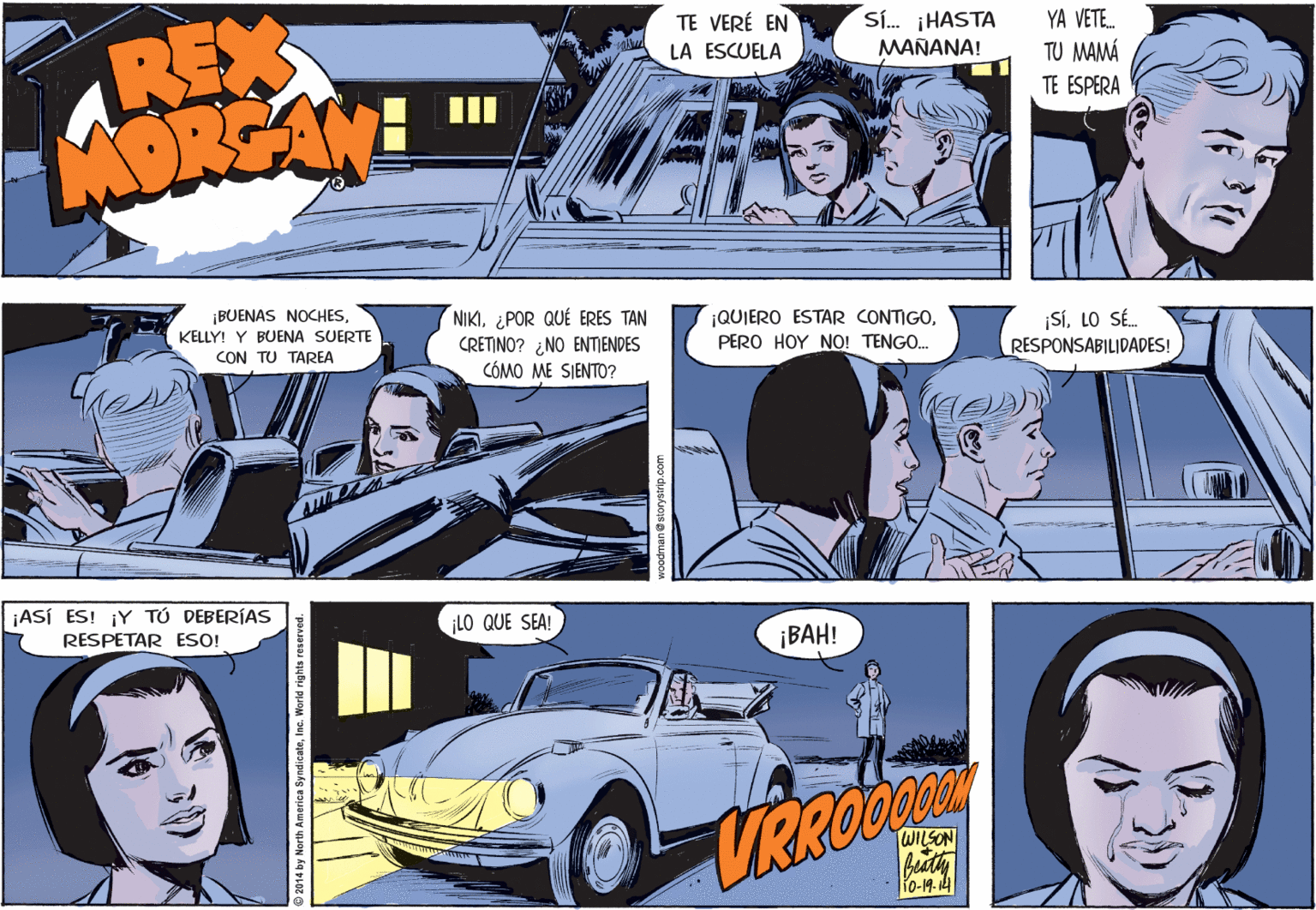 Vehicle Faces (1) OCR: REX ADREANE TE VERÉ EN LA ESCUELA Sí. ¡HASTA MAÑANA! YA VETE. TU MAMÁ TE ESPERA BUENAS NOCHESKELLY! Y BUENA SUERTE CON TU TAREA NIKI¿POR QUÉ ERES TAN CRETINO? ¿NO ENTIENDES CÓMO ME SIENTO? ¡QUIERO ESTAR CONTIGOPERO HOY NO! TENGO. ¡SILO SÉ. RESPONSABILIDADES! ¡ASÍ ES! ¡Y TÚ DEBERÍAS ¡LO QUE SEA! RESPETAR ESO! ¡BAH! WILSON buat 10-19. I4 REX ADREANE TE VERÉ EN LA ESCUELA Sí. ¡HASTA MAÑANA! YA VETE. TU MAMÁ TE ESPERA BUENAS NOCHESKELLY! Y BUENA SUERTE CON TU TAREA NIKI¿POR QUÉ ERES TAN CRETINO? ¿NO ENTIENDES CÓMO ME SIENTO? ¡QUIERO ESTAR CONTIGOPERO HOY NO! TENGO. ¡SILO SÉ. RESPONSABILIDADES! ¡ASÍ ES! ¡Y TÚ DEBERÍAS ¡LO QUE SEA! RESPETAR ESO! ¡BAH! WILSON buat 10-19. I4