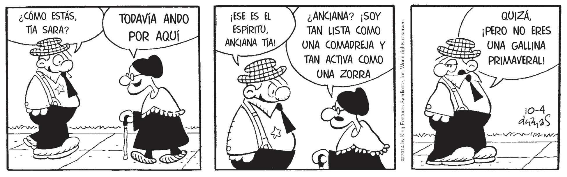 Happy OCR: ¿CÓMO ESTÁSTIA SARA? ¡ESE ES EL ESPÍRITUANCIANA TIA! ¿ANCIANA? ¡SOY TAN LISTA COMO QUIZÁ¡PERO NO ERES UNA GALLINA TODAVÍA ANDO POR AQUÍ UNA COMADREJA Y TAN ACTIVA COMO UNA ZORRA PRIMAVERAL! 10-4 duhas ¿CÓMO ESTÁSTIA SARA? ¡ESE ES EL ESPÍRITUANCIANA TIA! ¿ANCIANA? ¡SOY TAN LISTA COMO QUIZÁ¡PERO NO ERES UNA GALLINA TODAVÍA ANDO POR AQUÍ UNA COMADREJA Y TAN ACTIVA COMO UNA ZORRA PRIMAVERAL! 10-4 duh