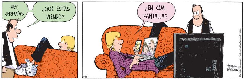 Adaptation OCR: HEYJEREMÍAS ¿QUÉ ESTÁS VIENDO? ¿EN CUÁL PANTALLA? HEYJEREMÍAS ¿QUÉ ESTÁS VIENDO? ¿EN CUÁL PANTALLA?
