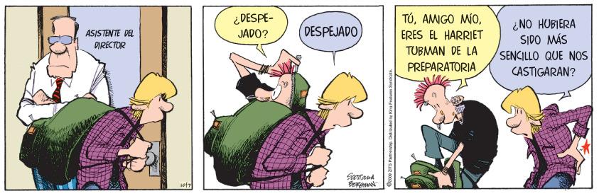 Rectangle OCR: ¿ DESPE- JADO? TÚ¿NO HUBIERA SIDO MÁS SENCILLO QUE NOS ASISTENTE DEL DESPEJADO ERES EL HARRIET TUBMAN DE LA DIRECTOR PREPARATORIA CASTIGARAN? Sortand ¿ DESPE- JADO? TÚAMIGO MÍO¿NO HUBIERA SIDO MÁS SENCILLO QUE NOS ASISTENTE DEL DESPEJADO ERES EL HARRIET TUBMAN DE LA DIRECTOR PREPARATORIA CASTIGARAN? Sortand
