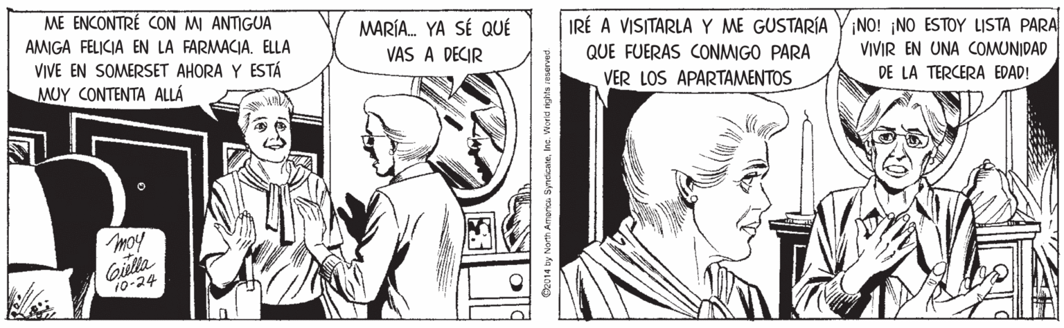 Parallel OCR: ME ENCONTRÉ CON MI ANTIGUA MARÍA. YA SÉ QUÉ IRÉ A VISITARLA Y ME GUSTARÍA YINO! ¡NO ESTOY LISTA PARA AMIGA FELICIA EN LA FARMACIA. ELLA VIVE EN SOMERSET AHORA Y ESTÁ MUY CONTENTA ALLÁ VAS A DECIR QUE FUERAS CONMIGO PARA VIVIR EN UNA COMUNIDAD VER LOS APARTAMENTOS DE LA TERCERA EDAD! moy Gilla 10-24 ME ENCONTRÉ CON MI ANTIGUA MARÍA. YA SÉ QUÉ IRÉ A VISITARLA Y ME GUSTARÍA YINO! ¡NO ESTOY LISTA PARA AMIGA FELICIA EN LA FARMACIA. ELLA VIVE EN SOMERSET AHORA Y ESTÁ MUY CONTENTA ALLÁ VAS A DECIR QUE FUERAS CONMIGO PARA VIVIR EN UNA COMUNIDAD VER LOS APARTAMENTOS DE LA TERCERA EDAD! moy Gilla 10-24