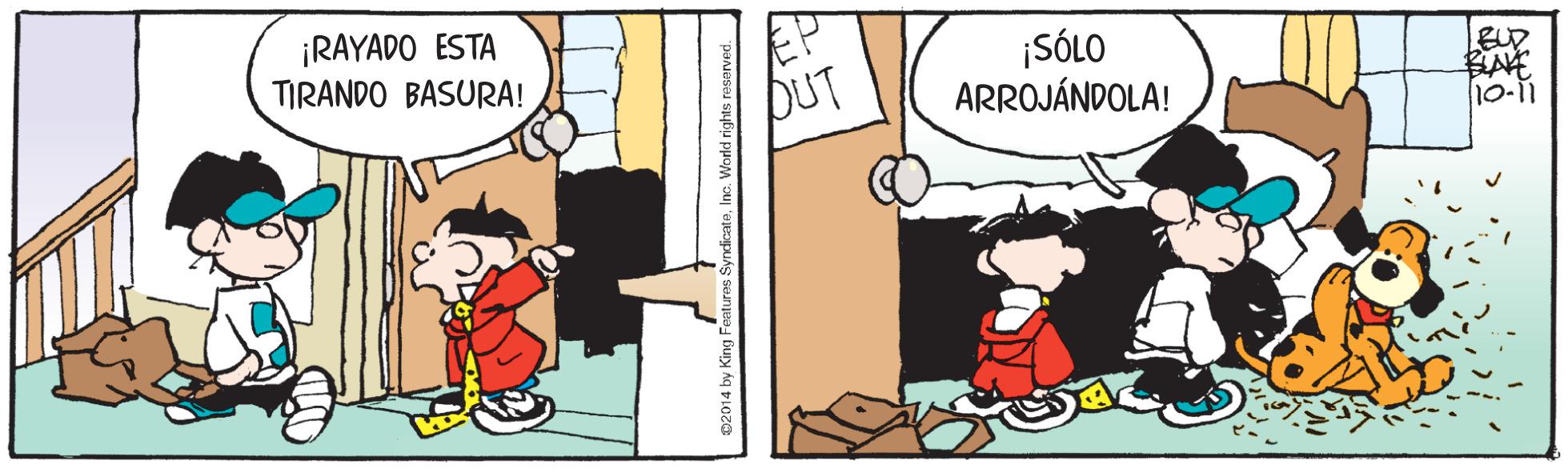 Comics OCR: ¡RAYADO ESTA TIRANDO BASURA! EP DUT ¡SÓLO ARROJÁNDOLA! LEUD 10-11 ¡RAYADO ESTA TIRANDO BASURA! EP DUT ¡SÓLO ARROJÁNDOLA! LEUD 10-11