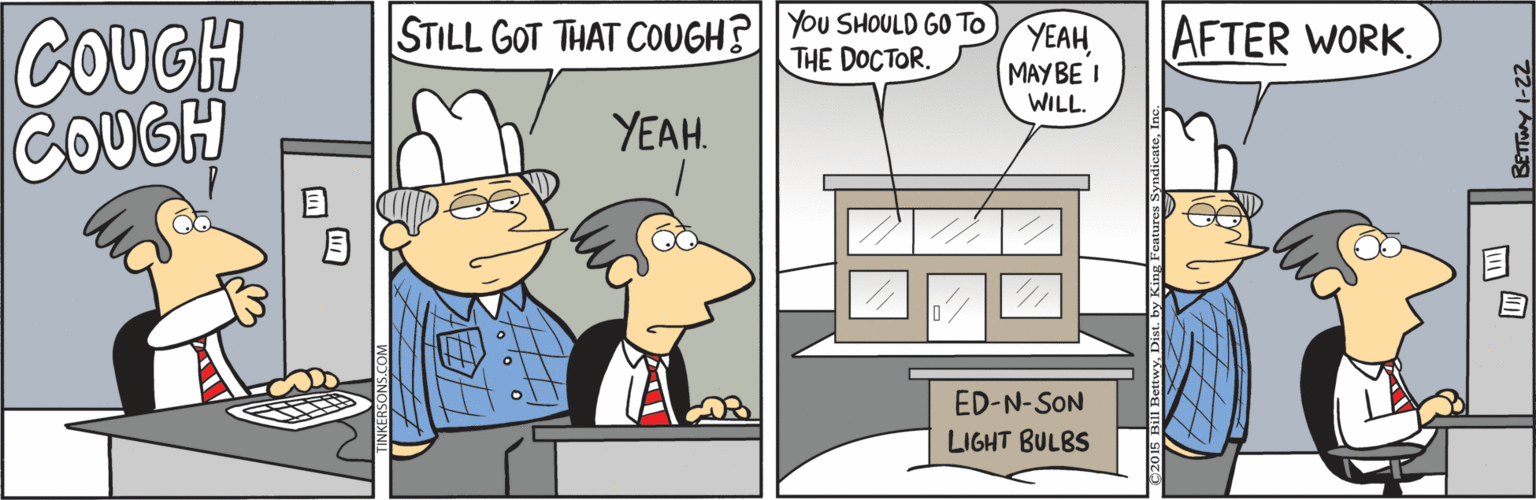 Sharing OCR: STILL GOT THAT COUGH?||YOu SHOULD GO TO THE DOCTOR. COUGH COUGH YEAH AFTER WORK MAYBE I WILL. YEAH. ED-N-SON LIGHT BULBS STILL GOT THAT COUGH?||YOu SHOULD GO TO THE DOCTOR. COUGH COUGH YEAH AFTER WORK MAYBE I WILL. YEAH. ED-N-SON LIGHT BULBS