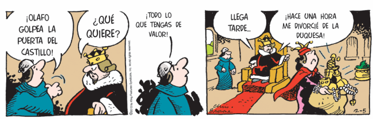 Drawing OCR: ¡TODO ¡HACE UNA HORA ME DIVORCIÉ DE LA LLEGA |OLAFO GOLPEA LA ¿QUÉ QUIERE? QUE TENGAS DE TARDE. VALOR! DUQUESA! PUERTA DEL CASTILLO! Browne 2-5 ¡TODO ¡HACE UNA HORA ME DIVORCIÉ DE LA LLEGA |OLAFO GOLPEA LA ¿QUÉ QUIERE? QUE TENGAS DE TARDE. VALOR! DUQUESA! PUERTA DEL CASTILLO! Browne 2-5