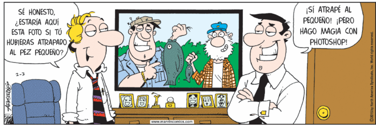 Happy OCR: ¡SÍ ATRAPÉ AL PÉQUEÑO! ¡PERO HAGO MAGIA CON ?HOTOSHOP! SÉ HONESTO¿ ESTARÍA AQUÍ ESTA FOTO SI TÚ HUBIERAS ATRAPADO AL PEZ PEQUEÑO? 2-3 www.marvincomics.com y Narth America Sy ¡SÍ ATRAPÉ AL PÉQUEÑO! ¡PERO HAGO MAGIA CON ?HOTOSHOP! SÉ HONESTO¿ ESTARÍA AQUÍ ESTA FOTO SI TÚ HUBIERAS ATRAPADO AL PEZ PEQUEÑO? 2-3 www.marvincomics.com y Narth America Sy