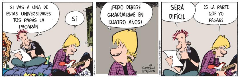 Happy OCR: SERÁ DIFÍCIL SI VAS A UNA DE ¡PERO DEBERÉ ES LA PARTE ESTAS UNIVERSIDADES TUS PAPÁS LA PAGARÁN GRADUARME EN QUE YO Sí PAGARÉ CUATRO AÑOS! s ZITS Putnenhis. Dty Mirg Femr SERÁ DIFÍCIL SI VAS A UNA DE ¡PERO DEBERÉ ES LA PARTE ESTAS UNIVERSIDADES TUS PAPÁS LA PAGARÁN GRADUARME EN QUE YO Sí PAGARÉ CUATRO AÑOS! s ZITS Putnenhis. Dty Mirg Femr