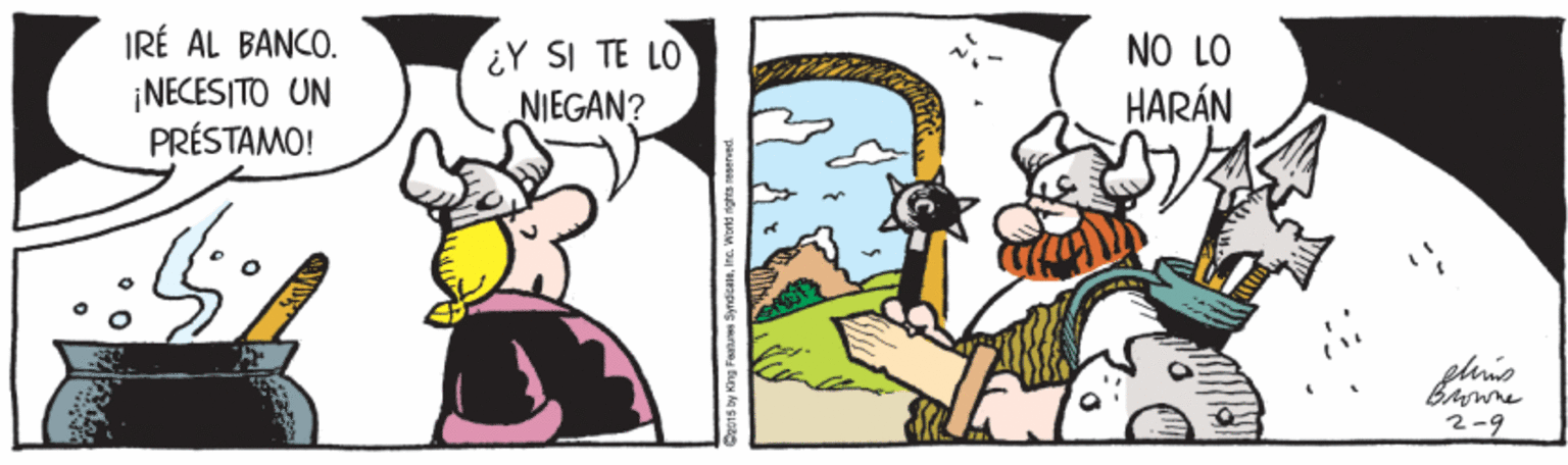 Art OCR: IRÉ AL BANCO. NO LO ¡NECESITO UN PRÉSTAMO! ¿Y SI TE LO NIEGAN? HARÁN 2-9 IRÉ AL BANCO. NO LO ¡NECESITO UN PRÉSTAMO! ¿Y SI TE LO NIEGAN? HARÁN 2-9