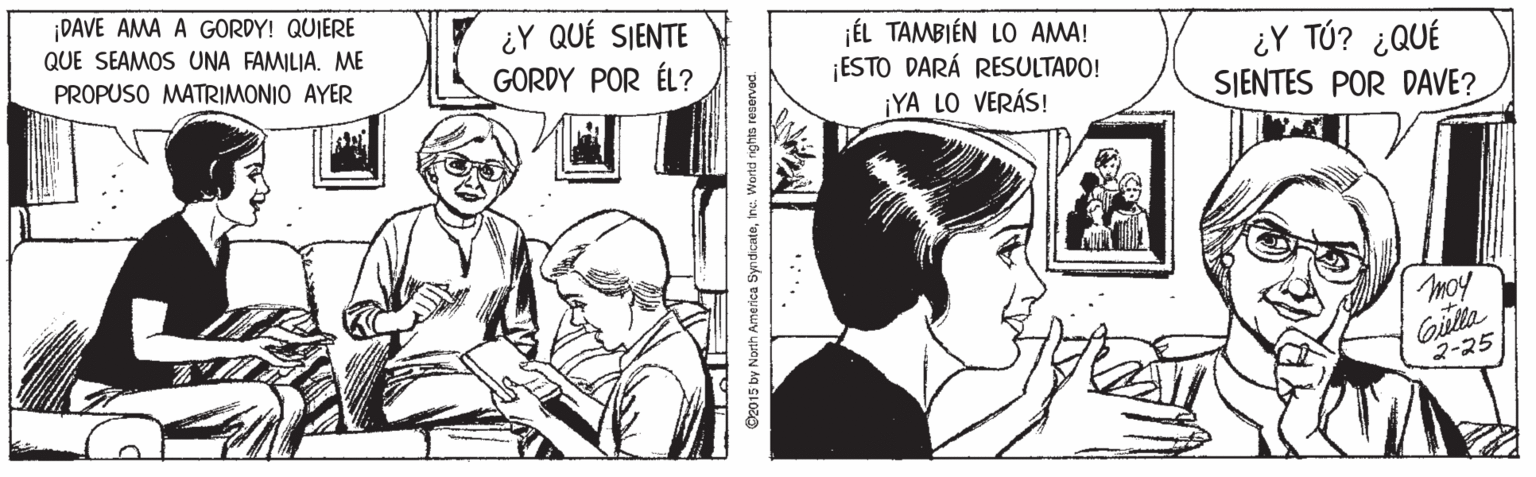 Mammal OCR: DAVE AMA A GORDY! QUIERE QUE SEAMOS UNA FAMILIA. ME ¿Y QUÉ SIENTE GORDY POR ÉL? jÉL TAMBIÉN LO AMA! ESTO DARÁ RESULTADO! ¡YA LO VERÁS! ¿Y TÚ? ¿QUÉ SIENTES POR DAVE? PROPUSO MATRIMONIO AYER moy 2-25 DAVE AMA A GORDY! QUIERE QUE SEAMOS UNA FAMILIA. ME ¿Y QUÉ SIENTE GORDY POR ÉL? jÉL TAMBIÉN LO AMA! ESTO DARÁ RESULTADO! ¡YA LO VERÁS! ¿Y TÚ? ¿QUÉ SIENTES POR DAVE? PROPUSO MATRIMONIO AYER moy 2-25
