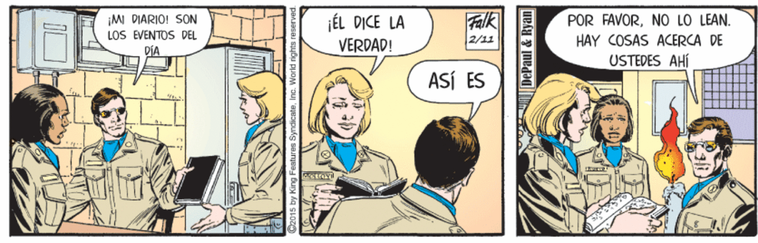 Line OCR: Falk ¡MI DIARIO! sON LOS EVENTOS DEL DIA ÉL DICE LA VERDAD! POR FAVORNO LO LEAN. HAY COSAS ACERCA DE USTEDES AHÍ 2/11 ASÍ ES DePaul &Ryan Falk ¡MI DIARIO! sON LOS EVENTOS DEL DIA ÉL DICE LA VERDAD! POR FAVORNO LO LEAN. HAY COSAS ACERCA DE USTEDES AHÍ 2/11 ASÍ ES DePaul &Ryan