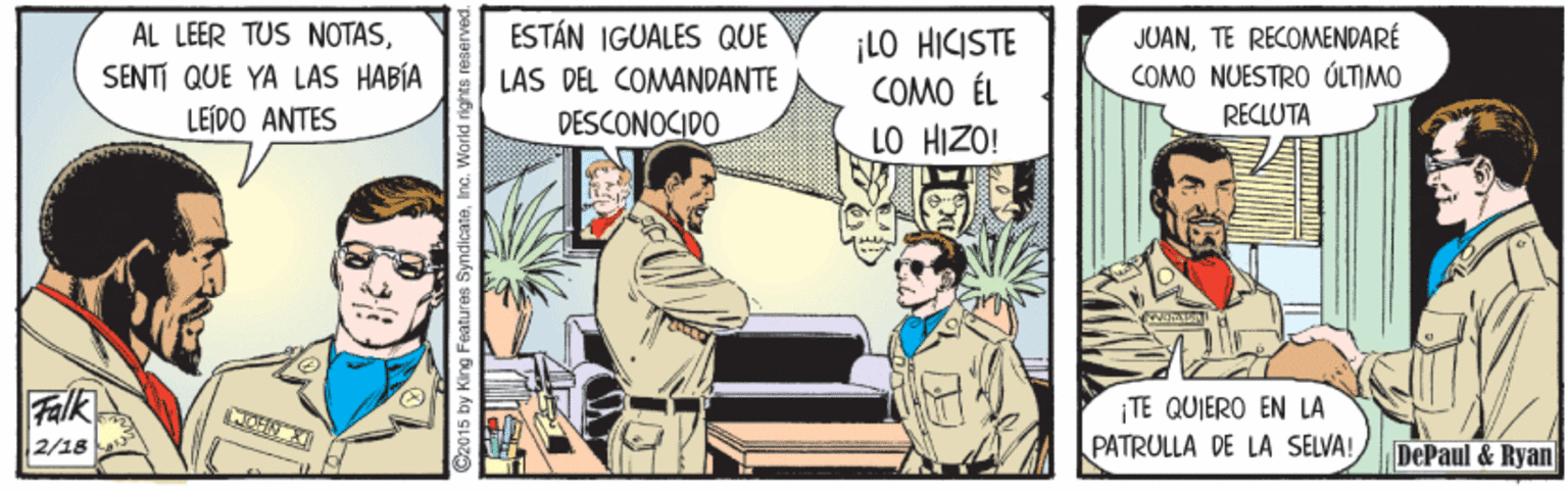 Piano OCR: AL LEER TUS NOTASSENTÍ QUE YA LAS HABÍA ESTÁN IGUALES QUE LAS DEL COMANDANTE ¡LO HICISTE COMO ÉL LO HIZO! JUANTE RECOMENDARÉ COMO NUESTRO ÚLTIMO LEÍDO ANTES DESCONOCIDO RECLUTA Falk TE QUIERO EN LA PATRULLA DE LA SELVA! 2/18 DePaul & Ryan AL LEER TUS NOTASSENTÍ QUE YA LAS HABÍA ESTÁN IGUALES QUE LAS DEL COMANDANTE ¡LO HICISTE COMO ÉL LO HIZO! JUANTE RECOMENDARÉ COMO NUESTRO ÚLTIMO LEÍDO ANTES DESCONOCIDO RECLUTA Falk TE QUIERO EN LA PATRULLA DE LA SELVA! 2/18 DePaul & Ryan