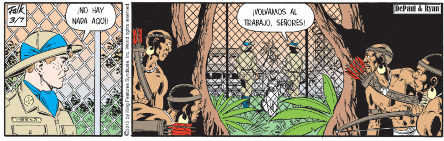 Chain-link fencing OCR: Falk 3/7 DePaul & Ryan ¡NO HAY NADA AQUÍ! ¡VOLVAMOS AL TRABAJOSEÑORES! WEEKS Falk 3/7 DePaul & Ryan ¡NO HAY NADA AQUÍ! ¡VOLVAMOS AL TRABAJOSEÑORES! WEEKS