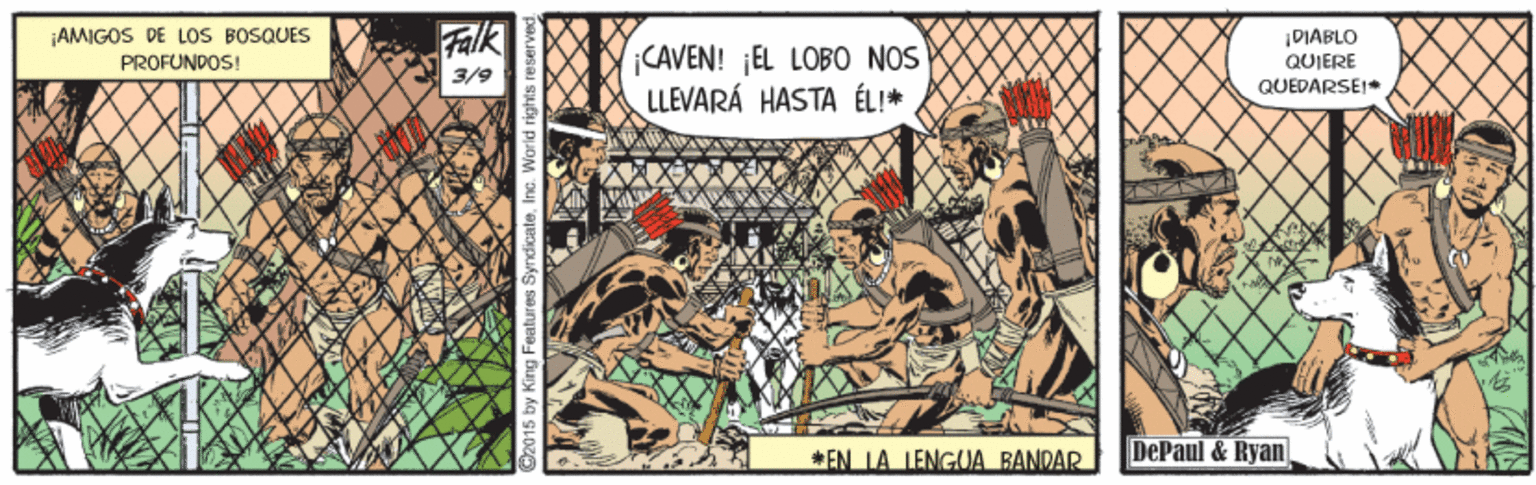 Art OCR: AMIGOS DE LOS BOSQUES PROFUNDOS! Falk DIABLO QUIERE CAVEN! EL LOB0 NOS LLEVARÁ HASTA ÉLI* 3/9 QUEDARSEI *EN LA LENGUA BANDAR DePaul & Ryan AMIGOS DE LOS BOSQUES PROFUNDOS! Falk DIABLO QUIERE CAVEN! EL LOB0 NOS LLEVARÁ HASTA ÉLI* 3/9 QUEDARSEI *EN LA LENGUA BANDAR DePaul & Ryan