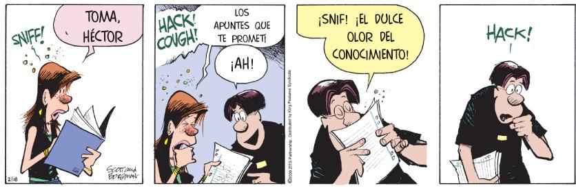 Mammal OCR: TOMAHACK! CONGH! LOS APUNTES QUE TE PROMETÍ ¡SNIF! ¡EL DULCE OLOR DEL CONOCIMIENTO! SNIFF! ????OR HACK! ¡AH! TOMAHACK! CONGH! LOS APUNTES QUE TE PROMETÍ ¡SNIF! ¡EL DULCE OLOR DEL CONOCIMIENTO! SNIFF! ????OR HACK! ¡AH!