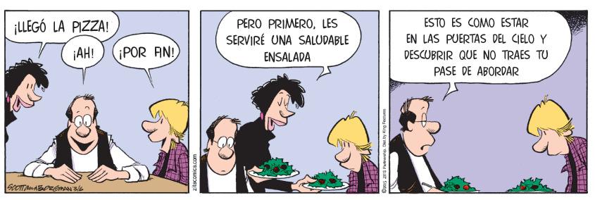Interaction OCR: ¡LLEGÓ LA PIZZA! PERO PRIMEROLES ESTO ES COMO ESTAR SERVIRÉ UNA SALUDABLE EN LAS PUERTAS DEL CIELO Y ¡AH! ¡POR AN! ENSALADA DESCUBRIR QUE NO TRAES TU PASE DE ABORDAR ¡LLEGÓ LA PIZZA! PERO PRIMEROLES ESTO ES COMO ESTAR SERVIRÉ UNA SALUDABLE EN LAS PUERTAS DEL CIELO Y ¡AH! ¡POR AN! ENSALADA DESCUBRIR QUE NO TRAES TU PASE DE ABORDAR