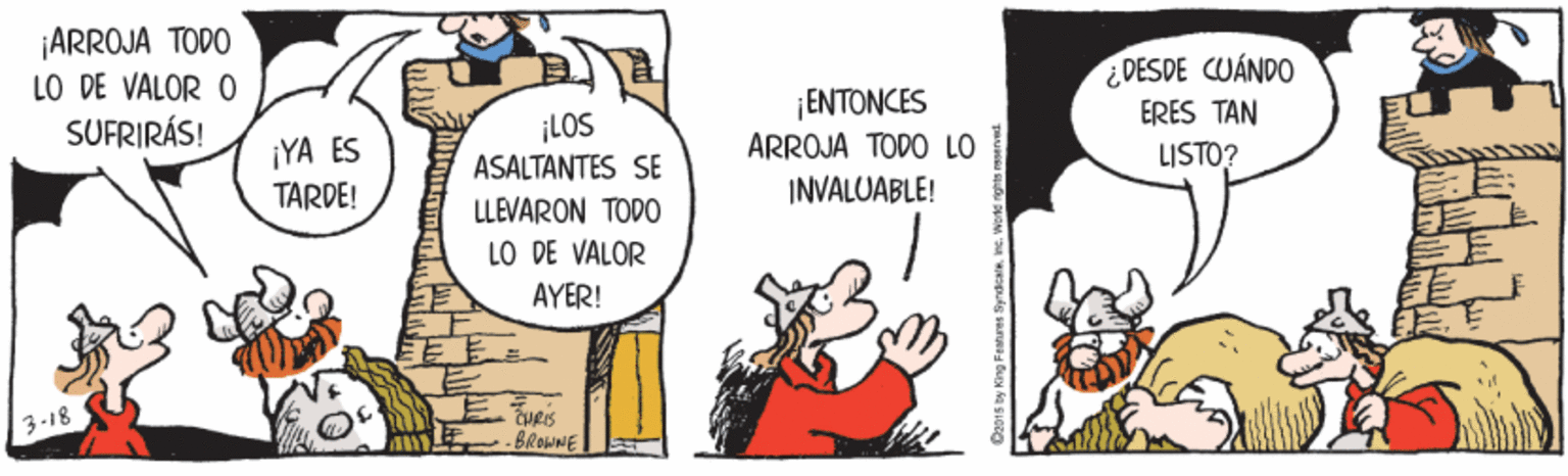 Fictional character OCR: ¡ARROJA TODO LO DE VALOR O SUFRIRÁS! ¿DESDE CUÁNDO ERES TAN LISTO? ¡YA ES TARDE! ¡LOS ASALTANTES SE ¡ENTONCES ARROJA TODO LO INVALUABLE! LLEVARON TODO LO DE VALOR AYER! 3-18 -BROWNE ¡ARROJA TODO LO DE VALOR O SUFRIRÁS! ¿DESDE CUÁNDO ERES TAN LISTO? ¡YA ES TARDE! ¡LOS ASALTANTES SE ¡ENTONCES ARROJA TODO LO INVALUABLE! LLEVARON TODO LO DE VALOR AYER! 3-18 -BROWNE