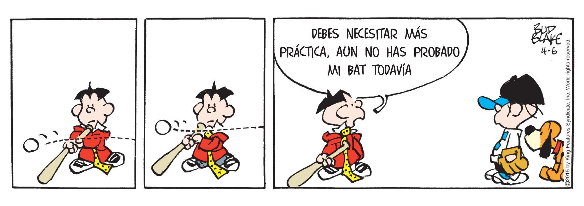 Rectangle OCR: DEBES NECESITAR MÁS PRÁCTICAMI BAT TODAVÍA 4-6 DEBES NECESITAR MÁS PRÁCTICAAUN NO HAS PROBADOMI BAT TODAVÍA 4-6