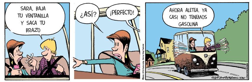 Fictional character OCR: SARABAJA TU VENTANILLA AHORA ALETEA. YA ¿ASÍ? ¡PERFECTO! CASI NO TENEMOS GASOLINA Y SACA TU BRAZO na SUE SI SARABAJA TU VENTANILLA AHORA ALETEA. YA ¿ASÍ? ¡PERFECTO! CASI NO TENEMOS GASOLINA Y SACA TU BRAZO na SUE SI