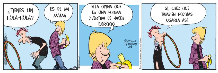 Fictional character OCR: ELLA OPINA QUE i TIENES UN HULA-HULA? ES DE MI MAMÁ ES UNA FORMA DIVERTIDA DE HACER SíCREO QUE TAMBIÉN PODRÍAS USARLA ASÍ EJERCICIO coTand ELLA OPINA QUE i TIENES UN HULA-HULA? ES DE MI MAMÁ ES UNA FORMA DIVERTIDA DE HACER SíCREO QUE TAMBIÉN PODRÍAS USARLA ASÍ EJERCICIO coTand