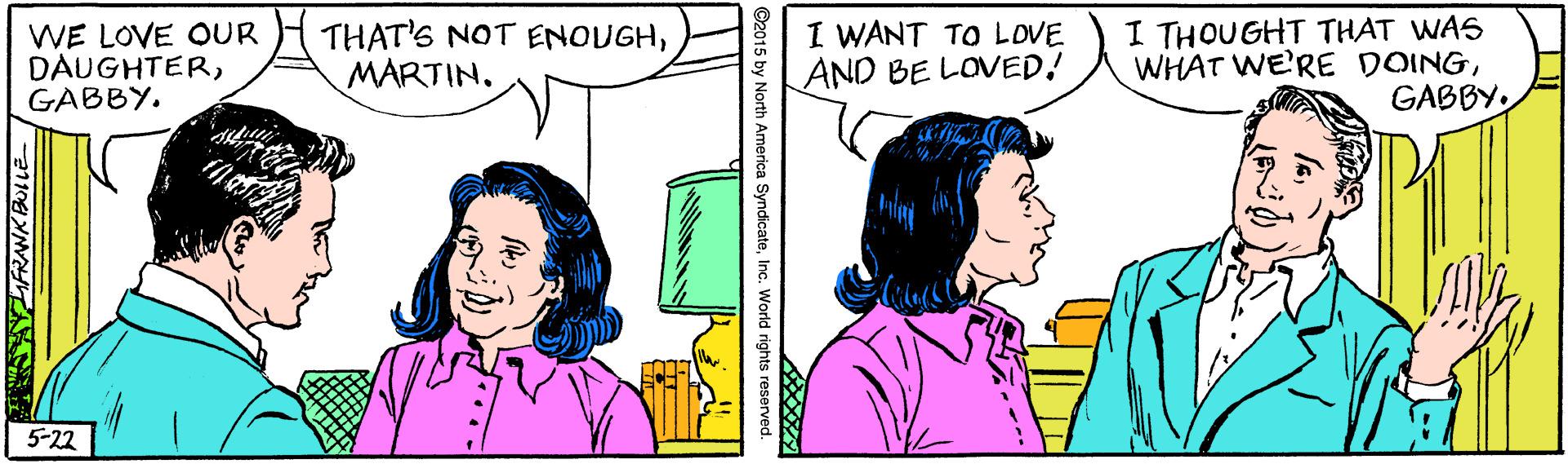 Gesture OCR: WE LOVE OUR DAUGHTERGABBY. THAT'S NOT ENOUGHI WANT TO LOVE AND BE LOVED! I THOUGHT THAT WAS WHAT WE'RE DOINGGABBY. 5-22 WE LOVE OUR DAUGHTERGABBY. THAT'S NOT ENOUGHI WANT TO LOVE AND BE LOVED! I THOUGHT THAT WAS WHAT WE'RE DOINGGABBY. 5-22