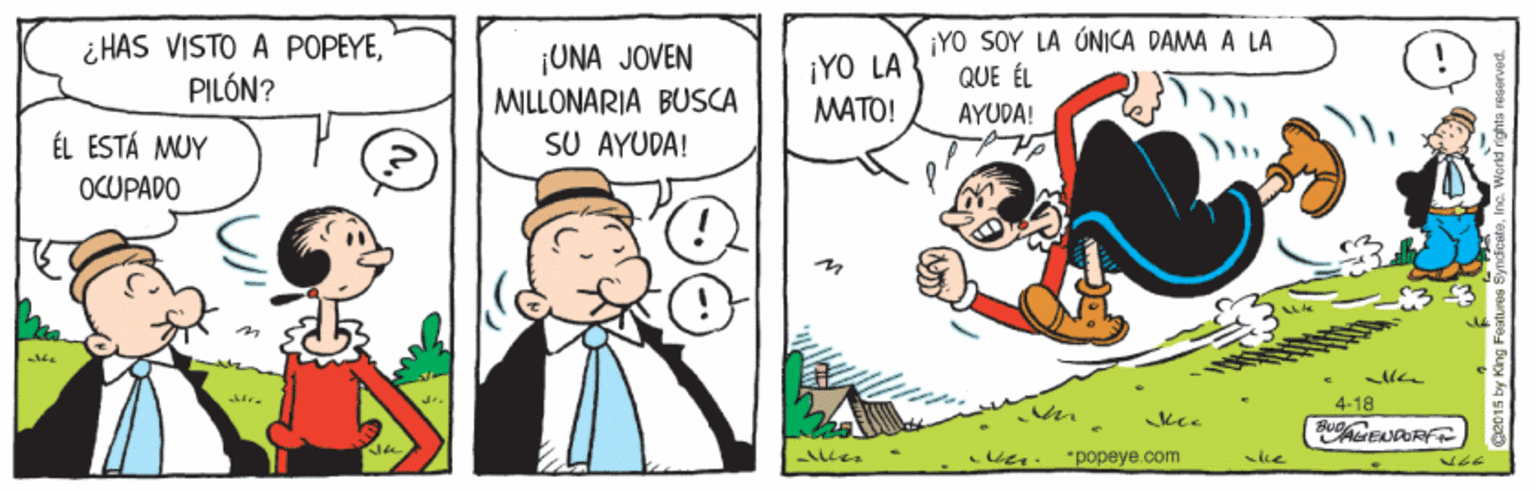 Font OCR: ¿HAS VISTO A POPEYEPILÓN? ¡YO SOY LA ÚNICA DAMA A LA QUE ÉL ¡UNA JOVEN ¡YO LA ????! MILLONARIA BUSCA AYUDA! ÉL ESTÁ MUY SU AYUDA! OCUPADO 4-18 kee *popeye.com ¿HAS VISTO A POPEYEPILÓN? ¡YO SOY LA ÚNICA DAMA A LA QUE ÉL ¡UNA JOVEN ¡YO LA ????! MILLONARIA BUSCA AYUDA! ÉL ESTÁ MUY SU AYUDA! OCUPADO 4-18 kee *popeye.com