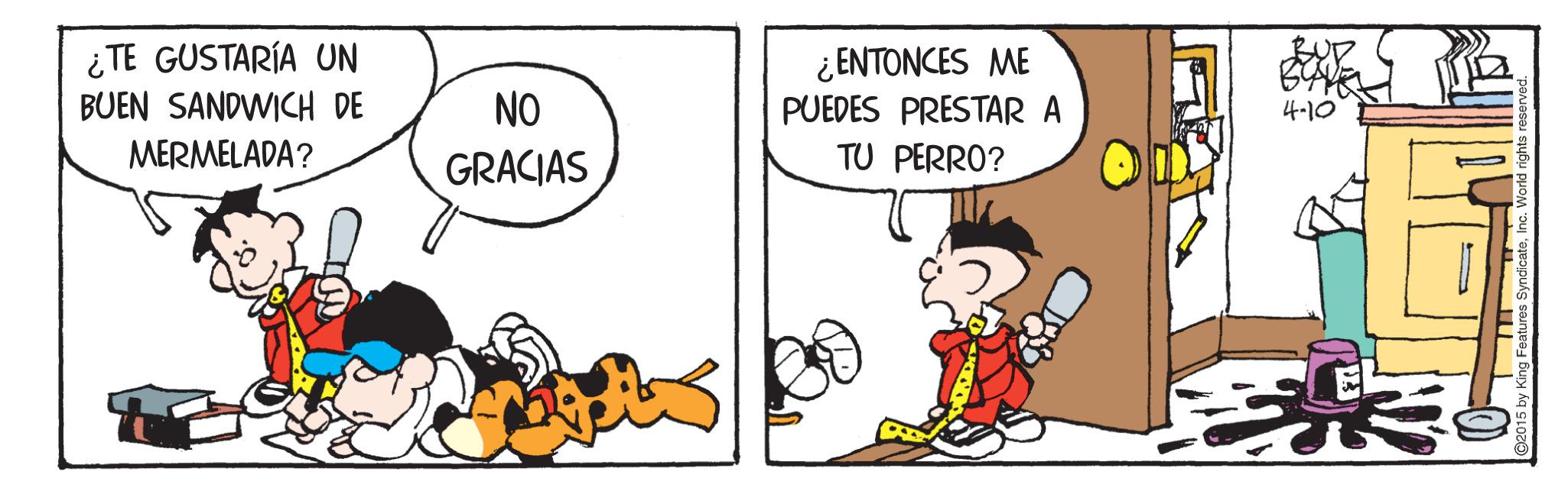 Interaction OCR: ¿ TE GUSTARÍA UN BUEN SANDWICH DE ¿ ENTONCES ME PUEDES PRESTAR A TU PERRO? NO 4-10 MERMELADA? GRACIAS ¿ TE GUSTARÍA UN BUEN SANDWICH DE ¿ ENTONCES ME PUEDES PRESTAR A TU PERRO? NO 4-10 MERMELADA? GRACIAS