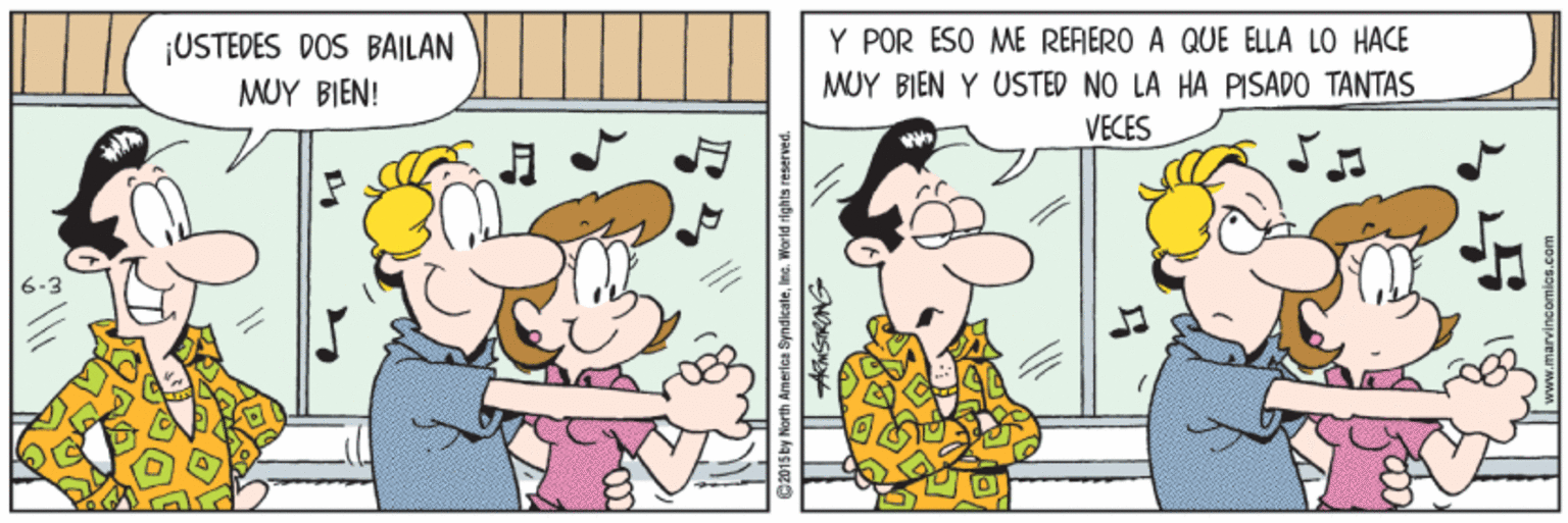 Line OCR: ¡USTEDES DOS BAILAN MUY BIEN! Y POR ESO ME RERERO A QUE ELLA LO HACE MUY BIÊN Y USTED NO LA HA PISADO TANTAS VECES 6.3 C2015ky North Amerla SyndicaleIna. World rights reserned. ¡USTEDES DOS BAILAN MUY BIEN! Y POR ESO ME RERERO A QUE ELLA LO HACE MUY BIÊN Y USTED NO LA HA PISADO TANTAS VECES 6.3 C2015ky North Amerla SyndicaleIna. World rights reserned.