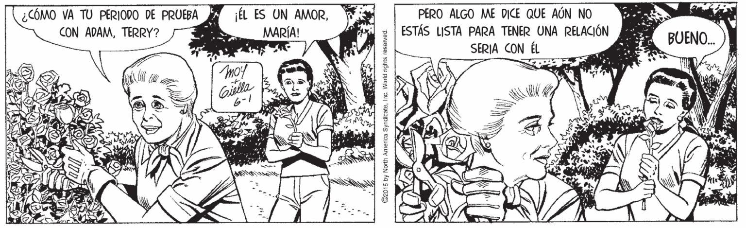 Font OCR: ¿CÓMO VA TU PERIODO DE PRUEBA CON ADAMTERRY? JÉL ES UN AMORPERO ALGO ME DICE QUE AÚN NO ESTÁS LISTA PARA TENER UNA RELACIÓN SERIA CON ÉL MARÍA! BUENO. moy Gielta 6-1 @2015 by North America Syrdicatelic. World fights ¿CÓMO VA TU PERIODO DE PRUEBA CON ADAMTERRY? JÉL ES UN AMORPERO ALGO ME DICE QUE AÚN NO ESTÁS LISTA PARA TENER UNA RELACIÓN SERIA CON ÉL MARÍA! BUENO. moy Gielta 6-1 @2015 by North America Syrdicatelic. World fights