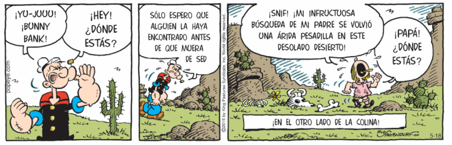 Rectangle OCR: ¡YU-JUUU! ¡BUNNY ¡HEY! ¿DÓNDE ESTÁS? SNIF! ¡M INFRUCTUOSA BÚSQUEDA DE MI PADRE SE VOLV16 UNA ÁRIDA PESADILLA EN ESTE SÓLO ESPERO QUE ALGUJEN LA HAYA ENCONTRADO ANTES ¡PAPÁ! ¿ DÓNDE ESTÁS? BANK! DE QUE MUERA DE SED DESOLADO DESIERTO! EN EL OTRO LADO DE LA COLJINA! 5-18 ¡YU-JUUU! ¡BUNNY ¡HEY! ¿DÓNDE ESTÁS? SNIF! ¡M INFRUCTUOSA BÚSQUEDA DE MI PADRE SE VOLV16 UNA ÁRIDA PESADILLA EN ESTE SÓLO ESPERO QUE ALGUJEN LA HAYA ENCONTRADO ANTES ¡PAPÁ! ¿ DÓNDE ESTÁS? BANK! DE QUE MUERA DE SED DESOLADO DESIERTO! EN EL OTRO LADO DE LA COLJINA! 5-18